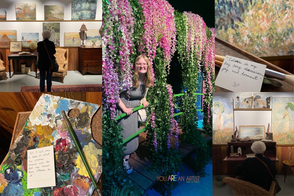 The Monet Immersive Experience for a birthday celebration