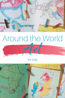 Around the World Art Activities for Kids - You ARE an ARTiST!