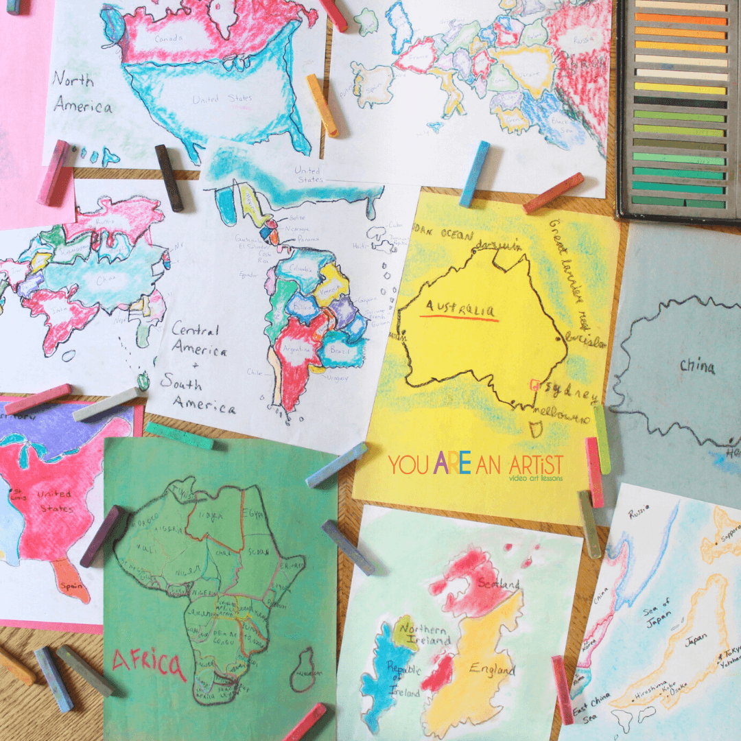 World Map project – new art