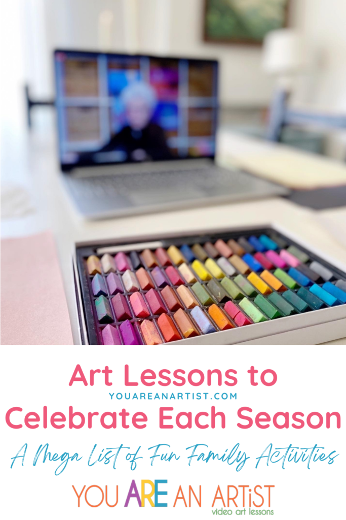 At You ARE an ARTiST, we have designed our art lessons to be fun to use family style for all ages! These fun family activities have options for celebrating throughout the year. 