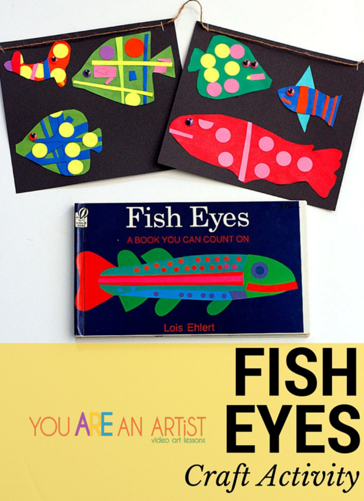 Fish Eyes Abstract Craft Activity for Kids to go with Lois Ehlert's Fish Eyes book!