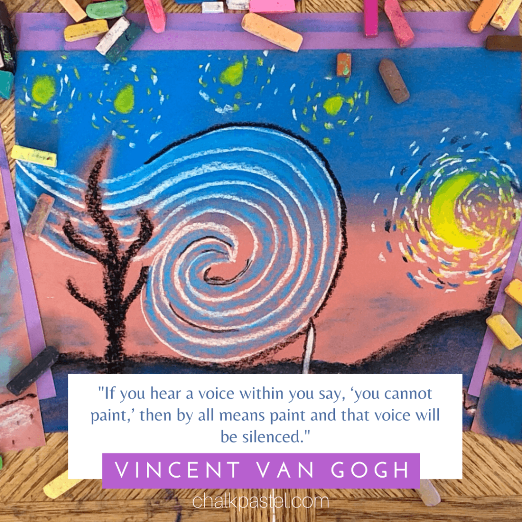 Van Gogh video art lessons