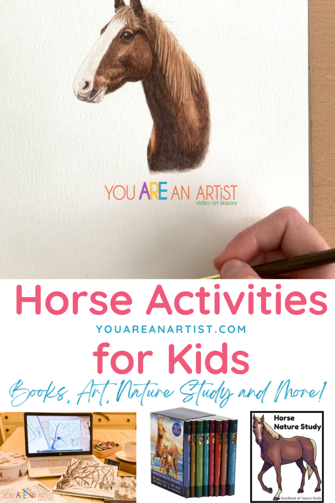 If you have kids that are crazy for horses, jump into these horse activities for kids! Art lessons, a book list, unit studies, nature studies and more!