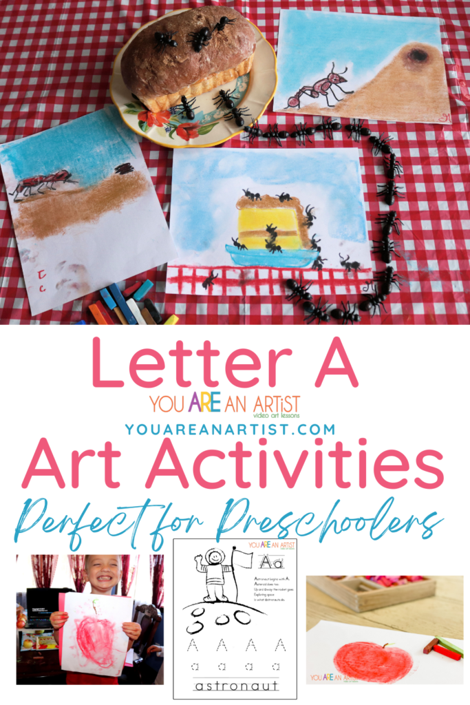 These creative and educational “A” activities encourage learning and help your preschooler master the alphabet, one letter and one fun activity at a time!