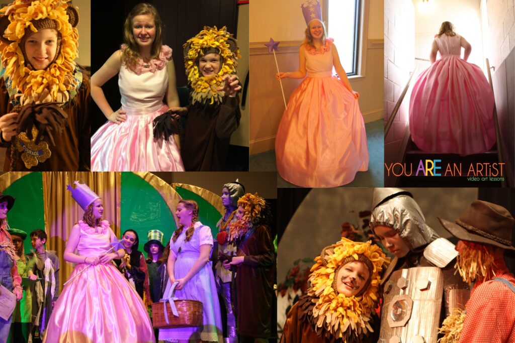 The Wonderful Wizard of Oz homeschool drama troupe production