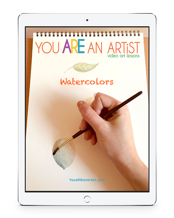 Watercolor 101: A Beginner's Guide included in You ARE an ARTiST Clubhouse membership!