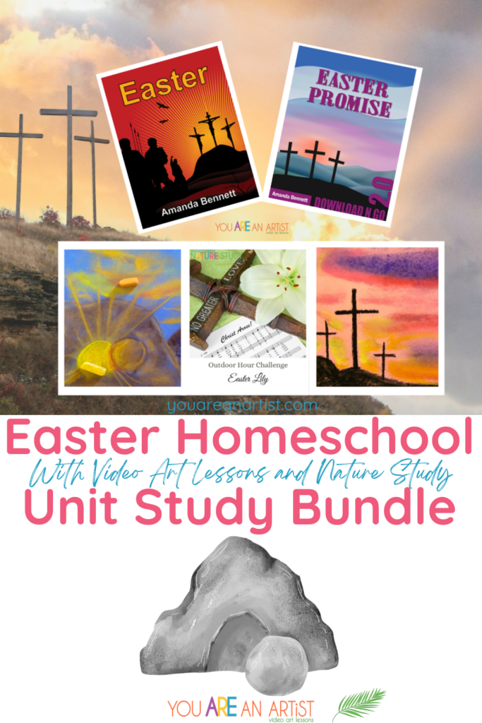 This Easter homeschool unit study bundle includes all of the integrated lessons for learning and fun including literature, science, art and more!