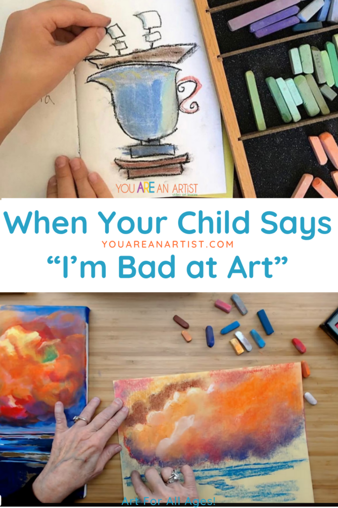 Sometimes the child who says “I’m bad at art” doesn’t need an art lesson nearly as much as they need a safe place to discover and explore their own capabilities.